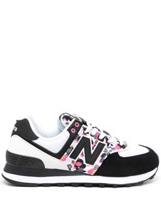 New Balance кроссовки 574 с анималистичным принтом