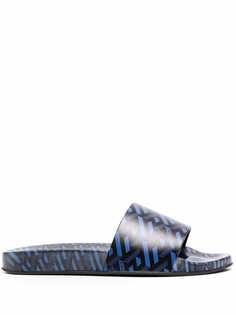 Versace шлепанцы с узором Greca