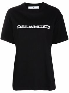 Off-White футболка с логотипом