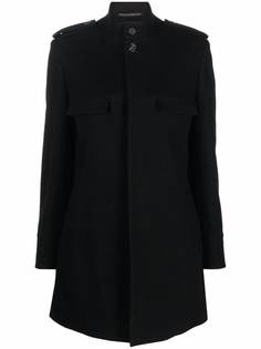 Yohji Yamamoto однобортное шерстяное пальто