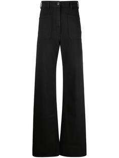 Lemaire high-waisted patch pocket jeans