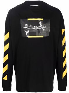 Off-White толстовка с принтом Caravaggio