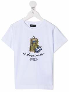 Monnalisa футболка с вышивкой