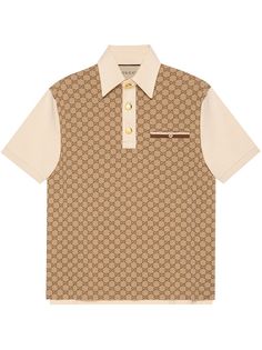 Gucci рубашка поло с логотипом GG