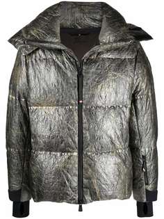 Moncler Grenoble пуховик с эффектом металлик