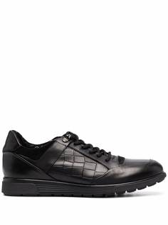 Casadei crocodile-embossed low-top sneakers