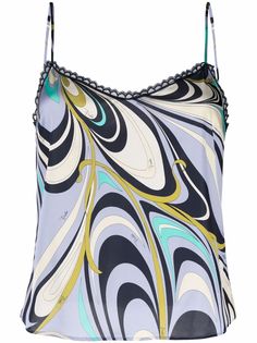 Emilio Pucci пижамный топ с принтом Onde