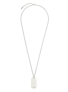 Saint Laurent SL CHARM NECKLACE SILVER