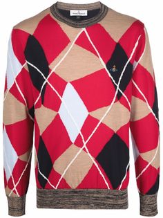 Vivienne Westwood intarsia-knit crew-neck jumper