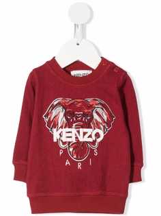 Kenzo Kids logo crew-neck sweatshirt