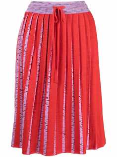 M Missoni drawstring pleat skirt