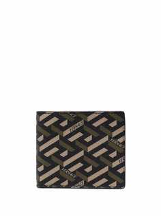 Versace кошелек с узором La Greca