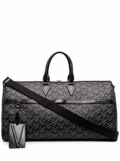 Versace дорожная сумка с узором La Greca