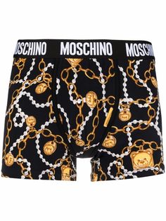 Moschino боксеры Teddy Chain с логотипом