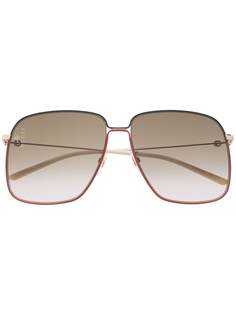 Gucci Eyewear солнцезащитные очки с логотипом Double G