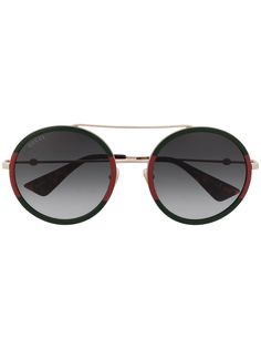 Gucci Eyewear солнцезащитные очки в круглой оправе