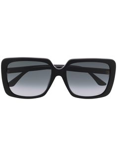 Gucci Eyewear солнцезащитные очки в прямоугольной оправе с логотипом