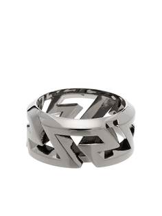 Versace кольцо с декором Greca