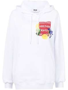 MSGM худи с графичным принтом