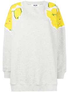 MSGM толстовка с цветочным принтом