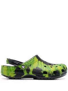 Crocs кроксы с принтом тай-дай
