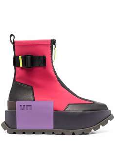 UNITED NUDE Roko colour-block ankle boots