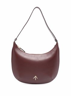 Manu Atelier Mini Hobo leather shoulder bag