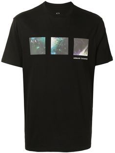 Armani Exchange футболка с графичным принтом