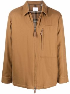 Burberry куртка-рубашка с подкладкой в клетку Vintage Check