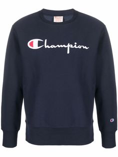 Champion толстовка с вышитым логотипом