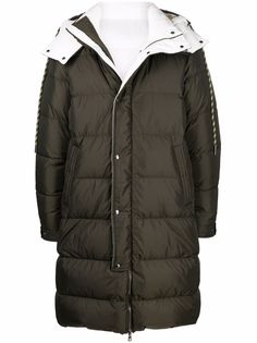 Moncler пуховик длины миди