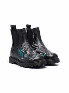 Kenzo Kids ботинки с вышивкой