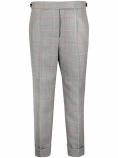 Thom Browne укороченные брюки в тонкую полоску