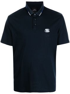 Armani Exchange рубашка поло с логотипом