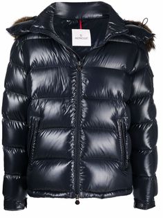 Moncler пуховик с капюшоном