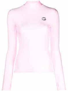 Coperni топ с высоким воротником и логотипом