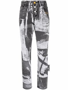 Off-White брюки с завышенной талией из коллаборации с Pablo Tomek