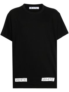 Off-White футболка с принтом