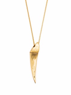 Roberto Cavalli колье с подвеской Tiger Tooth