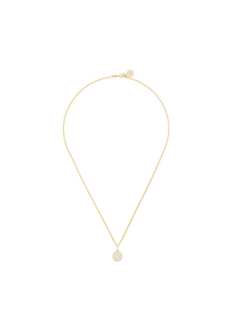 Karen Walker 9kt gold Runaway Stamp pendant necklace