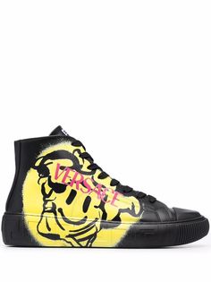 Versace кеды с принтом Medusa Smiley
