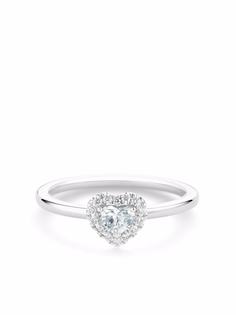 De Beers Jewellers платиновое кольцо Aura с бриллиантами