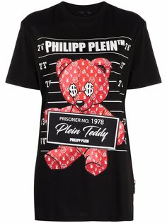Philipp Plein футболка с принтом Teddy