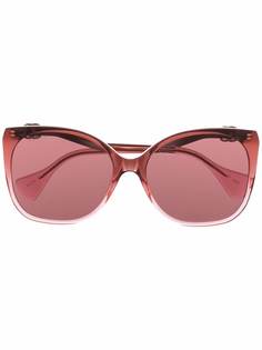 Gucci Eyewear солнцезащитные очки в оправе кошачий глаз