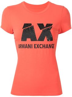 Armani Exchange футболка с логотипом