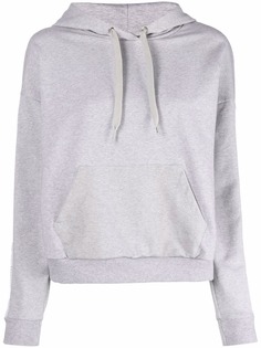 Moschino худи с полосками и логотипом