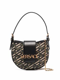 Versace сумка-тоут с принтом Greca