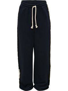 JW Anderson широкие брюки с контрастной строчкой