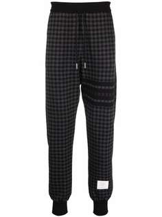 Thom Browne клетчатые спортивные брюки с полосками 4-Bar