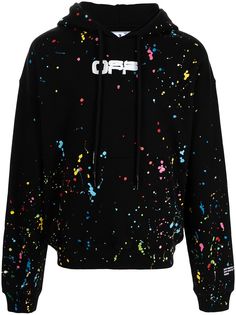 Off-White худи Splatter из коллаборации с Marais